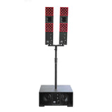 DILLINGER LABS DFA + DFB SPEAKER PAIR & SINGLE SUBWOOFER BATTERY POWERED WIRELESS PRO AUDIO KIT