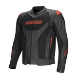 ARGON Fusion II Leather Jacket - Black Red