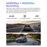 VIOFO DASHCAM A229 PRO 4K FRONT 2K REAR 5GHZ WIFI + GPS