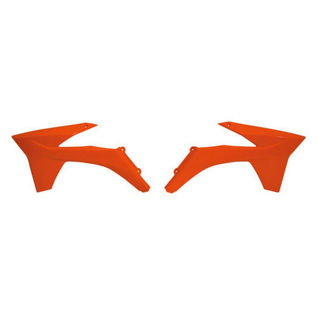 RADIATOR SHROUDS RTECH ORANGE KTM EXC SX EXCF SXF