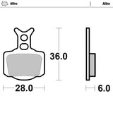 BRAKE PADS FRONT AND REAR MOTO MASTER NITRO GAS GAS HUSQVARNA KTM