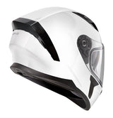 RJAYS APEX III Helmet - Solid Gloss Wht | Internal Sun-Shield