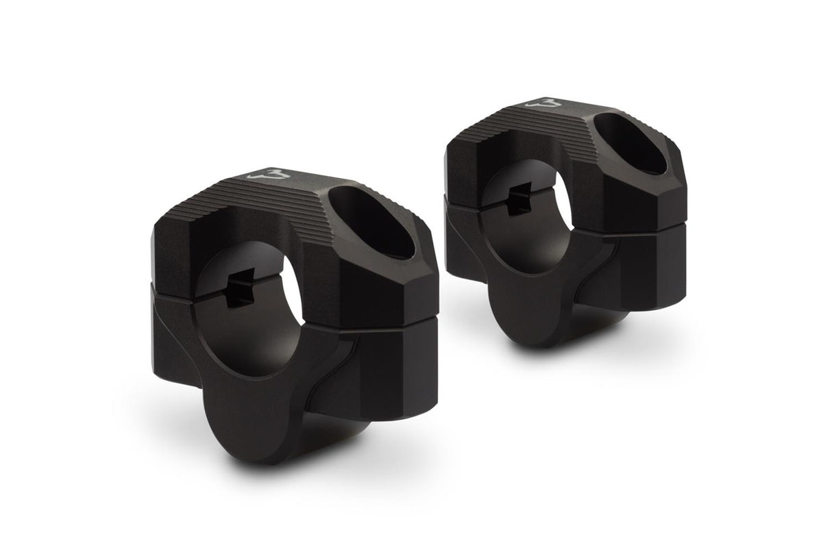 HANDLEBAR BAR RISER SW MOTECH 28MM HANDLEBARS BLACK BENELLI HONDA KTM MOTO GUZZI SUZUKI TRIUMPH