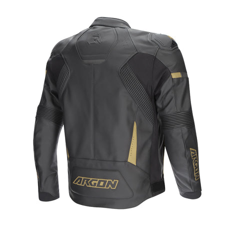 ARGON Descent II Leather Jacket - Black Gold
