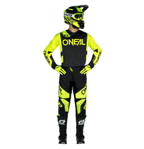 O'Neal Youth ELEMENT Racewear V.24 Jersey - Black/Neon