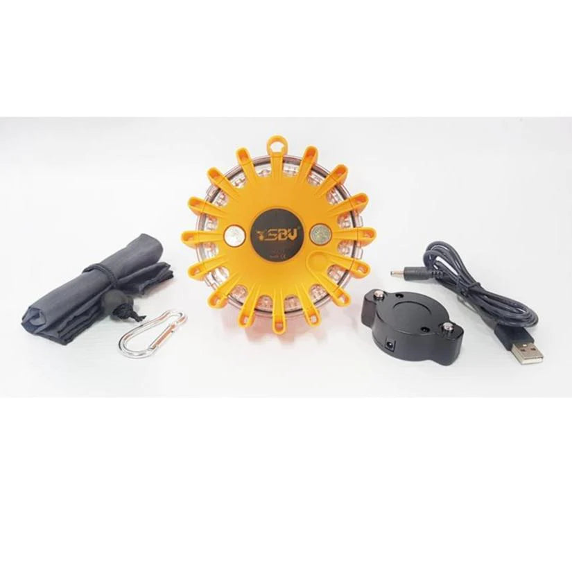 SBV Tools Rechargeable LED warning light Orange