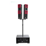 DILLINGER LABS DFA + DFB SPEAKER PAIR & SINGLE SUBWOOFER BATTERY POWERED WIRELESS PRO AUDIO KIT