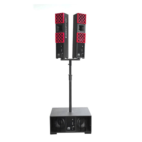 DILLINGER LABS DFA + DFB SPEAKER PAIR & SINGLE SUBWOOFER BATTERY POWERED WIRELESS PRO AUDIO KIT