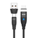 AUTOMATIC VISION REPLACEMENT MAGNETIC USB-A TO USB-MICRO USB CABLE