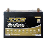 AGM BATTERY DEEP CYCLE DUAL PURPOSE 12V 105AH 780CCA BY SSB (27LX MF) ULTRA HIGH PERFORMANCE