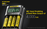 NITECORE INTELLIGENT BATTERY CHARGER USB FOUR SLOT SUPERB CHARGER