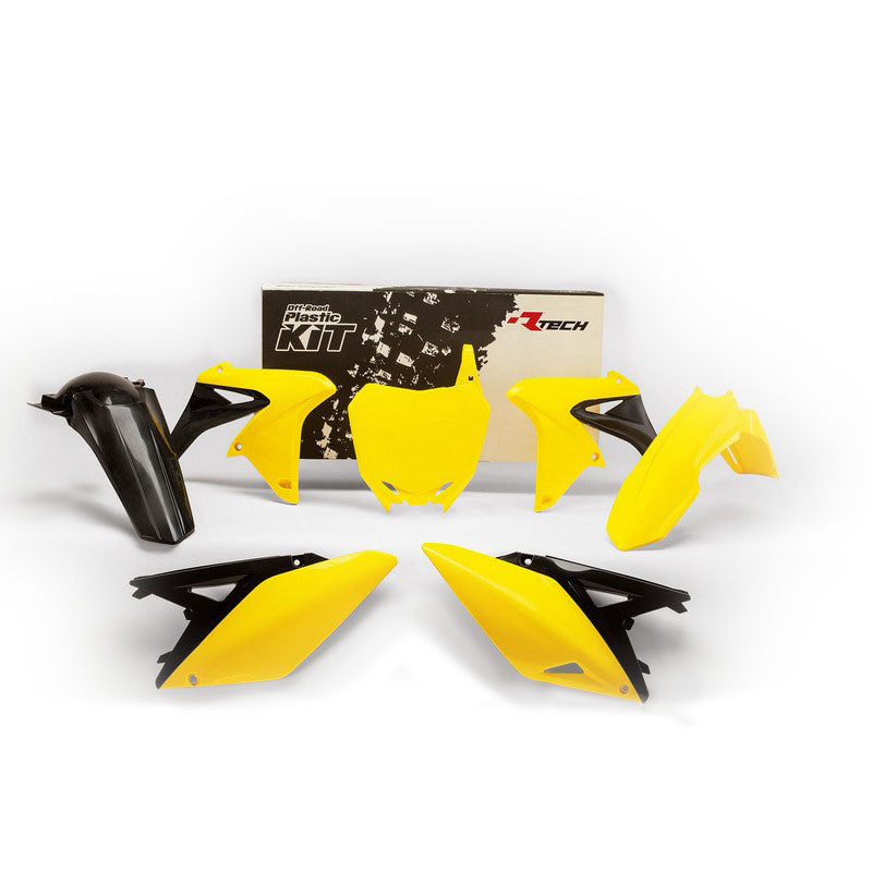PLASTICS KIT RTECH 5 PIECE OEM COLOURS SUZUKI RMZ250 10-18