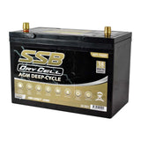 AGM BATTERY DEEP CYCLE DUAL PURPOSE 12V 105AH 780CCA BY SSB (27X MF) ULTRA HIGH PERFORMANCE