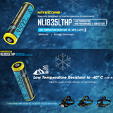 NITECORE 18650 RECHARGEABLE BATTERY LOW TEMP 3.6V 8A 3500MAH