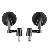 Revolution Bar End Mirrors Tarmac Alloy - Pair