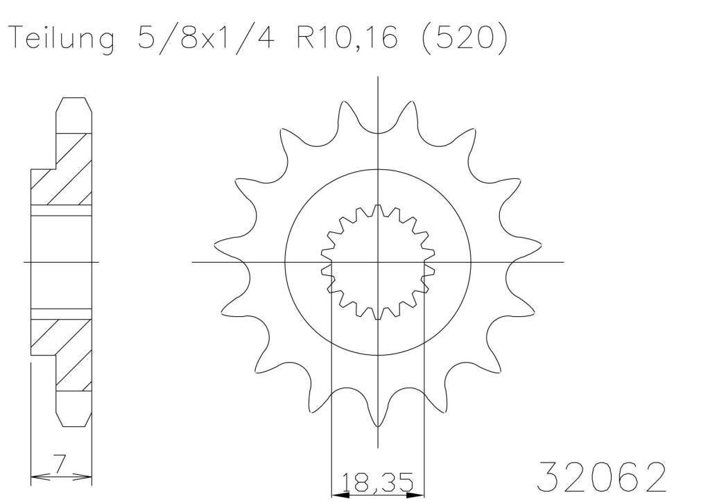 SPROCKET FRONT MOTO MASTER STEEL 12T SUZUKI RM125 81-10 13-14 RMZ250 07-12