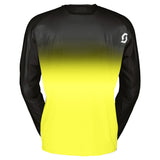 SCOTT Swap EVO MX Jersey, Caviar, Black/Yellow - back