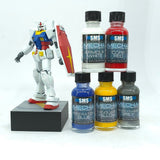 AIRBRUSH PAINT MECHA COLOUR SET SMS