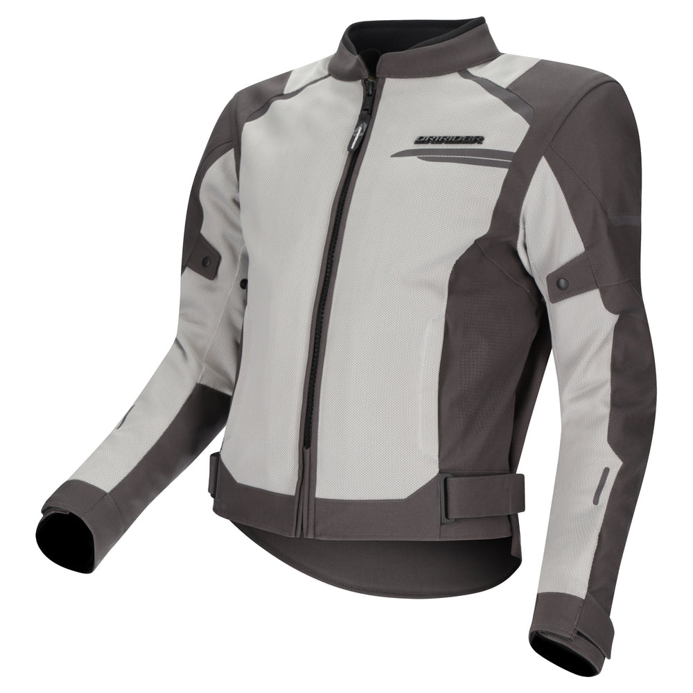 Dririder AirRide 6 Womens Jacket - Lt Grey Dk Grey