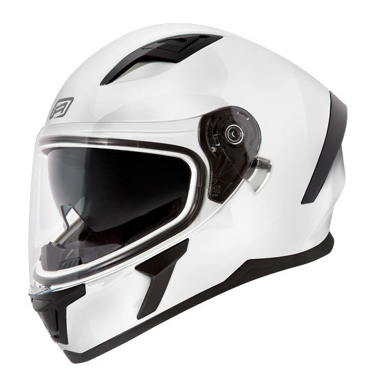 RJAYS APEX III Helmet - Solid Gloss Wht | Internal Sun-Shield