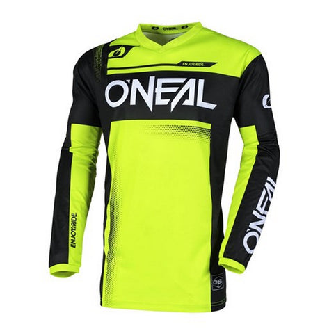 O'Neal 2025 ELEMENT Racewear Jersey - Black/Neon Yellow