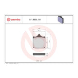 Brembo Prime Sinter Front Brake Pads 07BB33SA