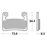 Brembo Prime Sinter Front Brake Pads 07GR90SA