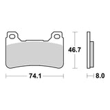 Brembo Prime Sinter Front Brake Pads 07HO50SA