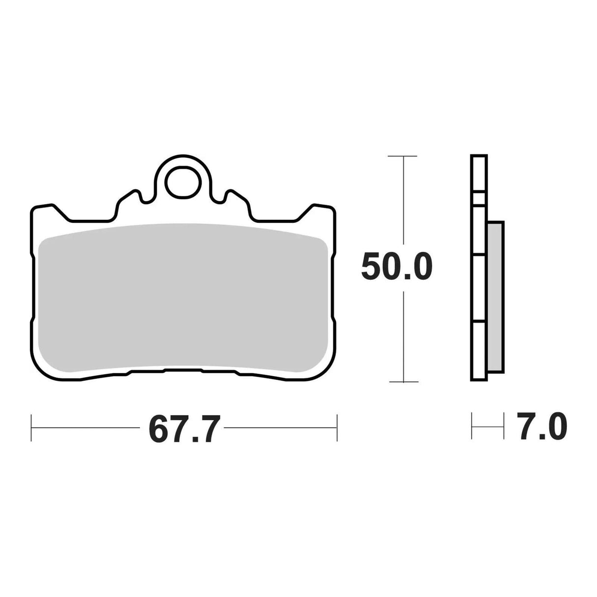Brembo Prime Sinter Front Brake Pads 07HO72SA