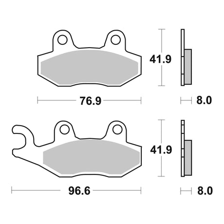 Brembo Prime Sinter Front Brake Pads 07YA21SA