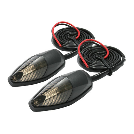 DRC 586 LED Flasher Lights (12V / Smoke / Pair)