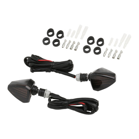 DRC 601 LED Flasher Lights (12V / Smoke / Pair)