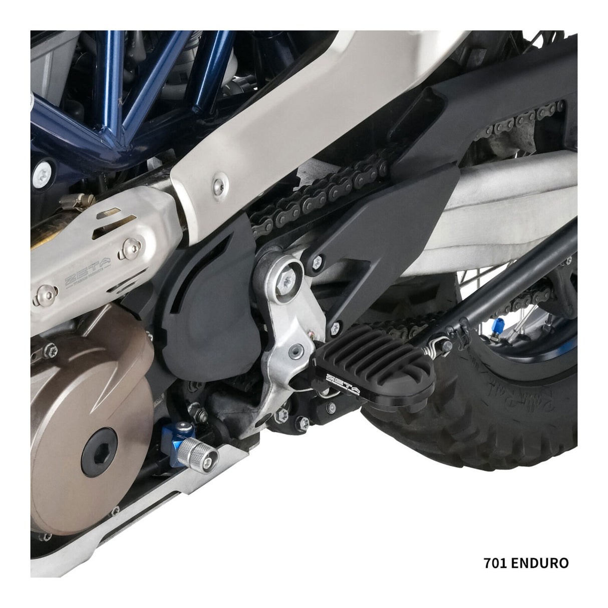 Zeta Adventure Foot Pegs KTM – Black