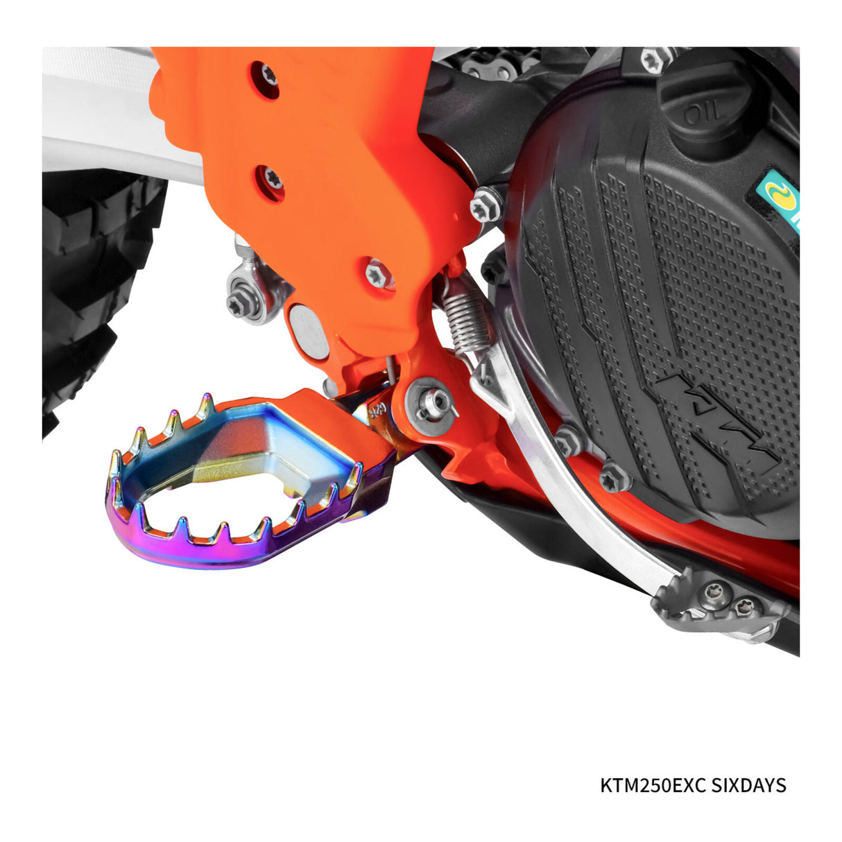 Zeta Max Foot Pegs KTM - Oil Slick