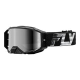 FLY Racing Zone Elite Goggle - Black / Silver with Silver Mirror / Smoke Le