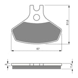 GOLDfren Brake Pads - K5 Off-Road Racing