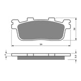 GOLDfren Brake Pads - S3 Sintered Sports