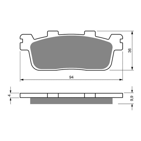 GOLDfren Brake Pads - S3 Sintered Sports