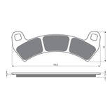 GOLDfren Brake Pads - K5 Off-Road Racing