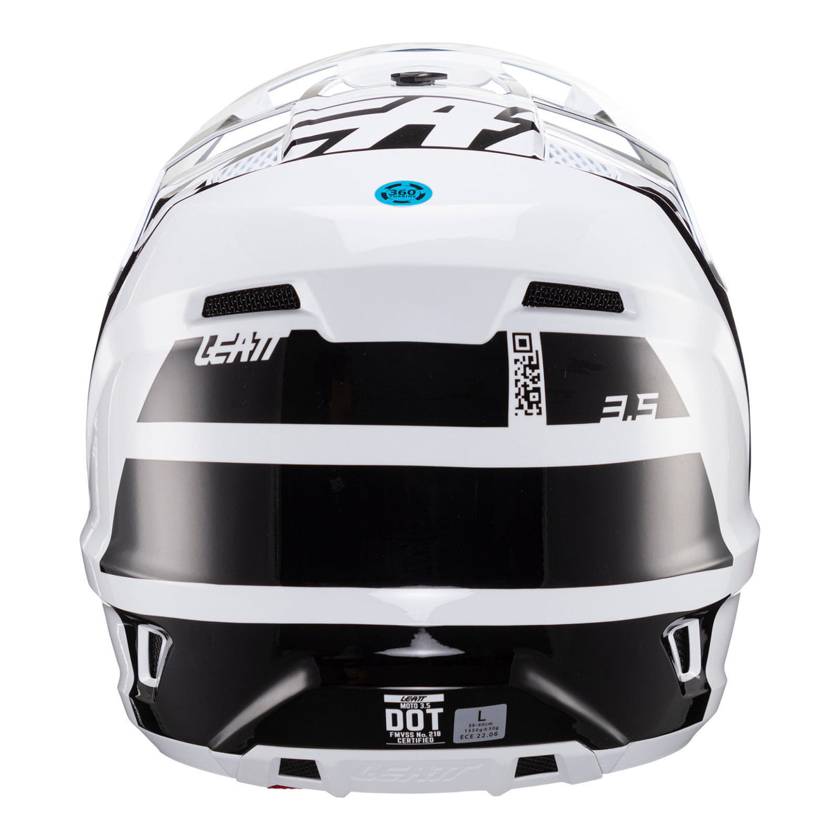 Leatt 2024 3.5 Helmet & Goggle Kit - Black / White