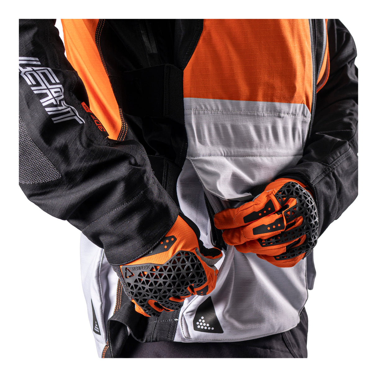 Leatt 7.5 ADV Rally HydraDri Jacket - Orange / Grey