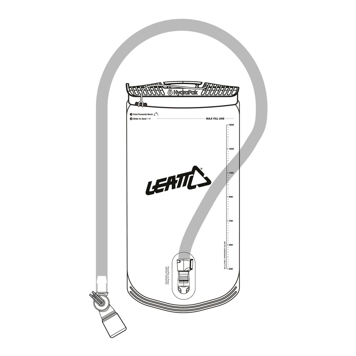 HydraPak 1.5L Vertical Bladder with Tube & Bite Valve - ADV
