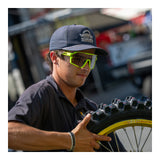 Leatt RideViz Pro Sunglasses - Neon Yellow Iriz Cryztal Red 13 VLT