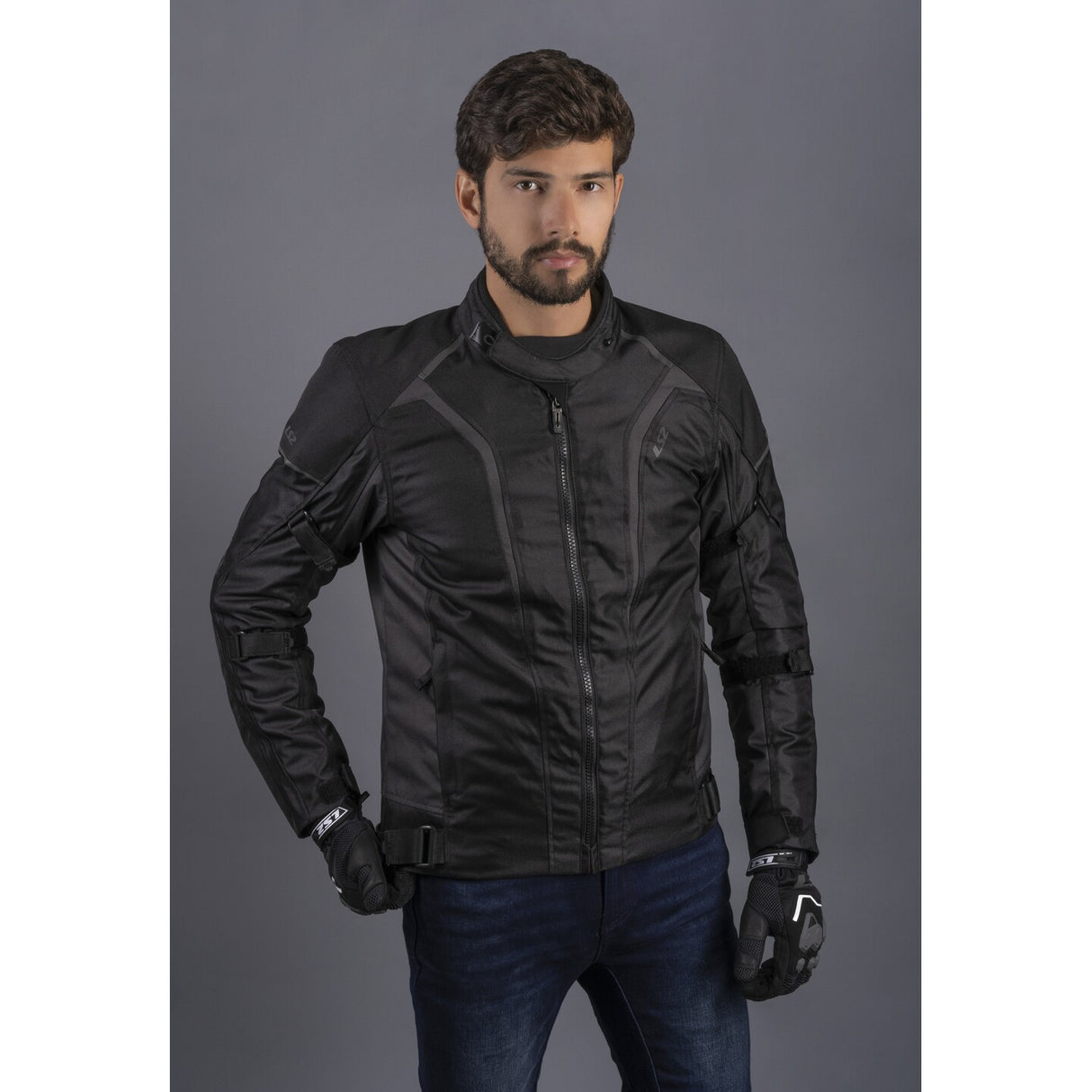 LS2 Sepang Men's Jacket - Black / Dark Grey