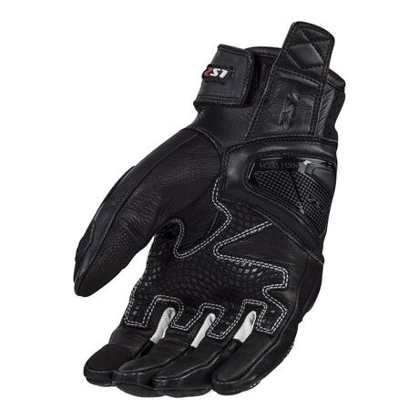 LS2 Spark 2 Leather Men's Glove - Black / White
