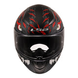 LS2 FF353 Rapid II Kaiju Helmets - Matte Black / Red / White 06