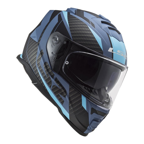LS2 FF800 Storm II Racer Helmets - Matte Blue 06
