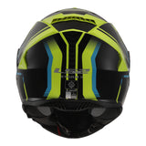 LS2 FF800 Storm II Tracker Helmet - Black / Hi-Vis Yellow 06