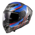 LS2 FF807 Dragon Trax - Blue / Red / Carbon 06