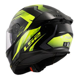 LS2 FF808 Stream II Fury - Black / Hi-Vis Yellow 06